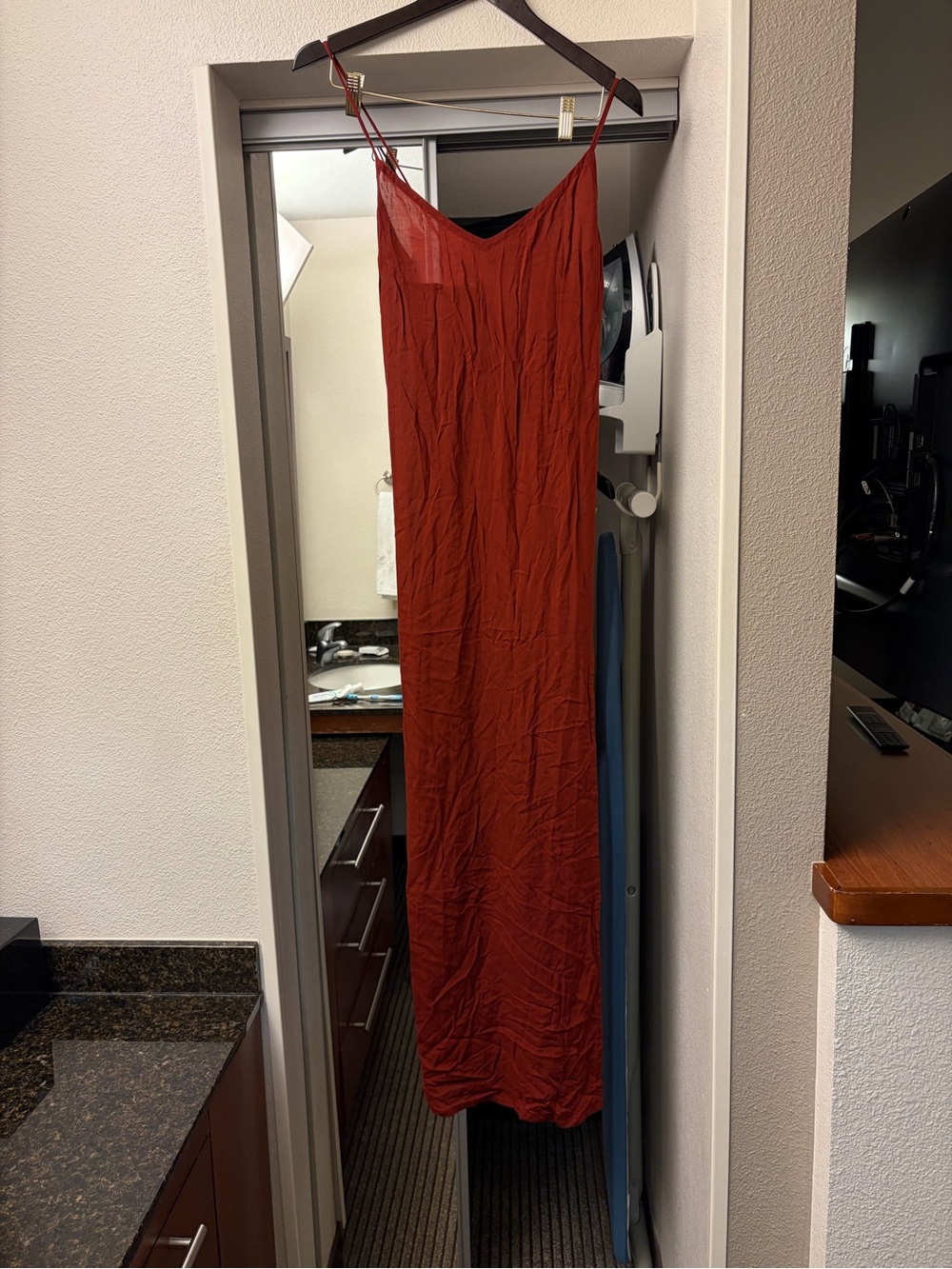 Benoa Red Kahea dress